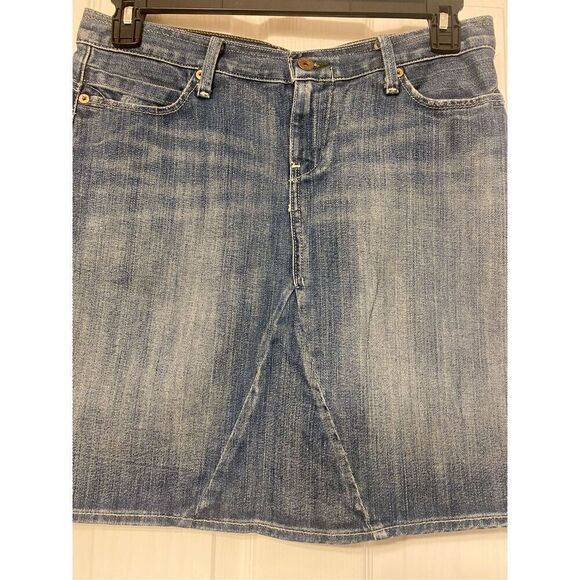 Ralph Lauren Polo Number 67 Denim Mini Skirt Size 8 Classic - Picture 9 of 9